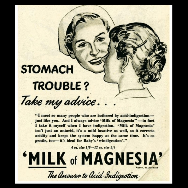 Milk of Magnesia Old Advertisement